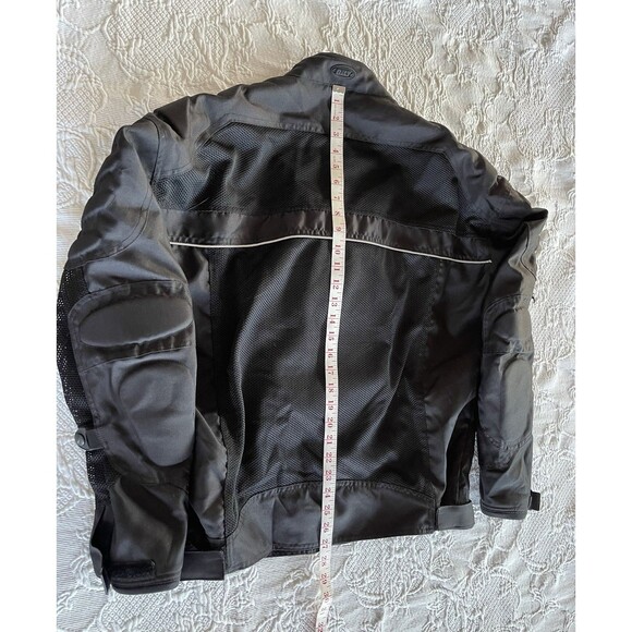 Bilt Mesh Padded Motorcycle Jacket Full Zip Black Biker Pockets Ladies XL *READ* - Picture 6 of 16